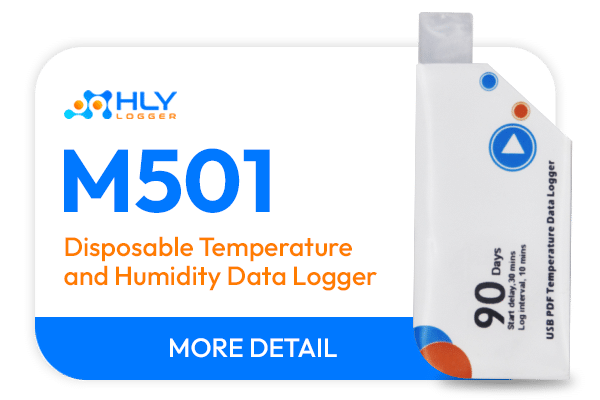 M501-Disposable Temperature and Humidity Data Logger Product